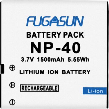 Акумулятор Casio NP-40 1500mAh (2 шт) + Зарядний пристрій LCD для фотоапаратів EX-Z1000, EX-Z1050, EX-Z1080 та ін.