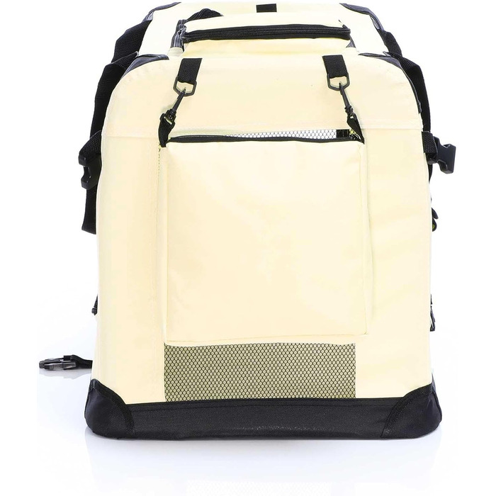 Складана переносна коробка для собак та котів Fudajo (50x35x35 см, 600x420x440 мм), бежева