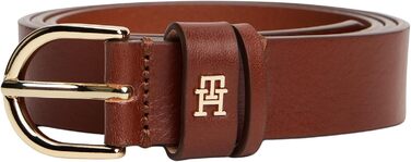 Жіночий шкіряний ремінь Tommy Hilfiger Essential Effortless 2.5, коричневий (Winter Cognac)