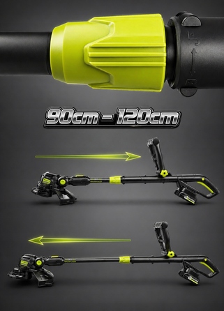 Акумуляторний тример для трави Toolme TM371 (21В) з безщітковим двигуном