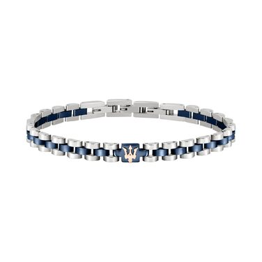 Браслет чоловічий Maserati Jewels з нержавіючої сталі, 21 см, синій (JM320AST08) з PVD покриттям