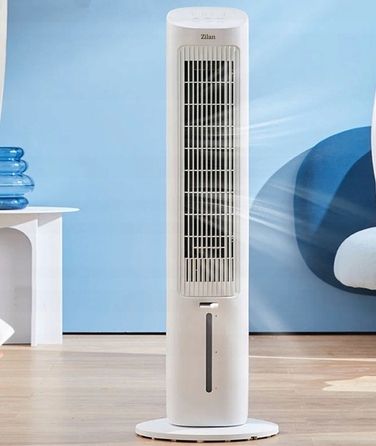 Колонний вентилятор Zilan TOWER FAN COOLER, білий