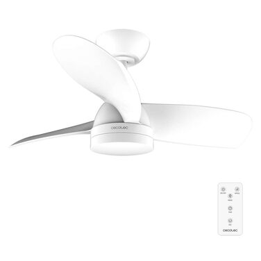 Стельовий вентилятор Cecotec EnergySilence Aero 3050 з LED підсвіткою, 36 дюймів, білий