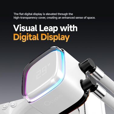 AIO водяне охолодження ПК з цифровою дисплеєм, 360 мм, для AMD AM4/AM5 та Intel LGA 115X/1200/1700/1851 (Iota L36 WH)