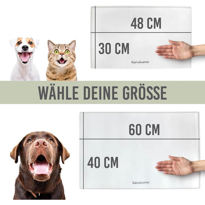 Силіконовий килимок KaraLuna Premium 60x40 см (Чорний, Кутовий) для годівлі котів та собак, під миску, під кавомашину