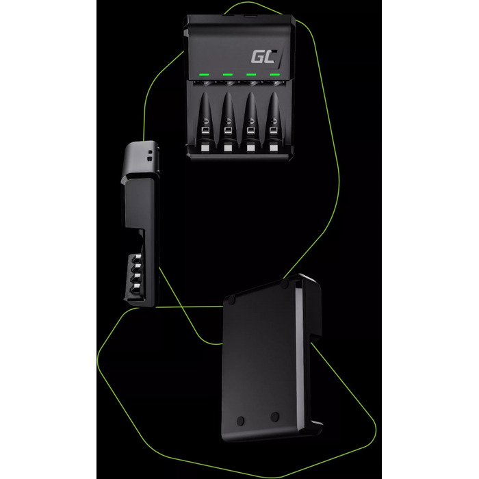 Зарядний пристрій Green Cell VitalCharger для 4 акумуляторів AA/AAA Ni-MH