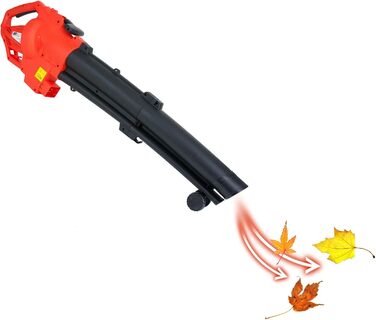 Grafner 3-in-1 Electric Leaf Blower 3500 Watt, Shoulder Strap and Wheels, 35 Liter Collection Bag, Leaf Reduction of up to 90%, 270 km/h, Suction, Blowing, and Shredding, Electric Leaf Blower, Leaf Vacuum, Shredder, Blower