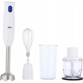 Ручний блендер Braun MQ10.202M 450 Вт, з подрібнювачем та вінчиком