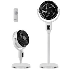 Standventilлятор Pro Breeze AirFlo 109 см з пульт. керування та LED-дисплеєм – 2 режими, гойдання, 29 дБ, регулювання висоти, енергоефективний для спальні, офісу та дому.