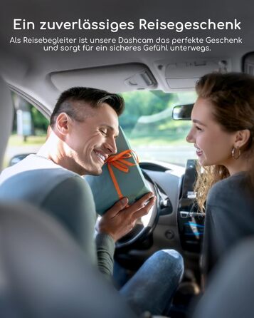 Відеореєстратор COOAU D30S 4K з GPS, WiFi, двома камерами (передньою 4K та внутрішньою 2.5K), інфрачервоною нічною зйомкою, G-сенсором, паркувальним режимом та підтримкою карт пам'яті до 256GB