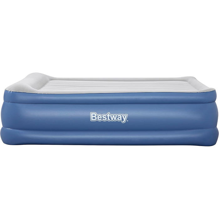 Надувний матрац Bestway Tritech Queen розмір 203x152x56 см з вбудованим насосом