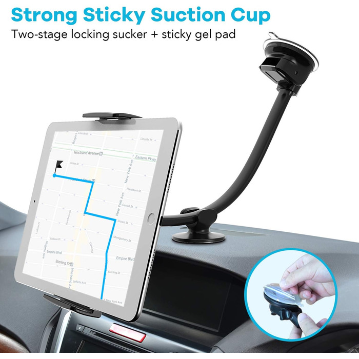 Утримувач для телефону в авто APPS2Car Handyhalterung - універсальний кріплення для планшетів та телефонів 4-11 дюймів
