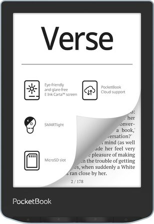 Pocketbook Verse - електронна книга Mist Grey
