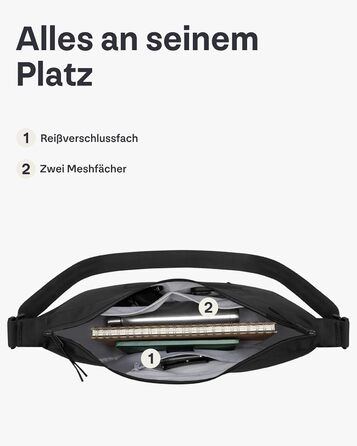 Сумка через плече Johnny Urban Ally Medium Сіра (10л) - Водовідштовхувальна Moon Bag для жінок та чоловіків