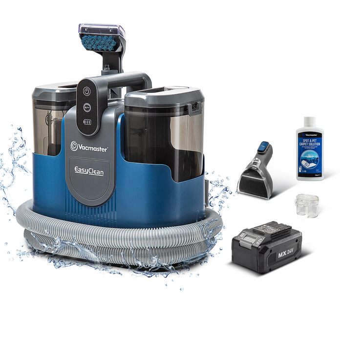 Vacmaster Бездротовий мийний пилосос для килимів, меблів та авто. Потужний, 15Kpa, 24V