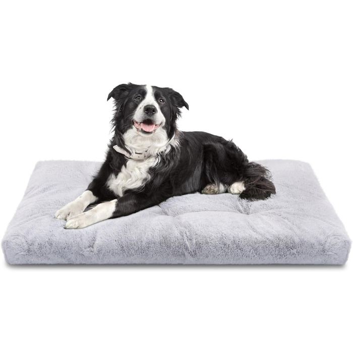 Nobleza Dog Bed for Large Dogs, Washable, Super Soft and Fluffy Anti-Anxiety High-Quality Plush Dog Bed with Non-Slip Bottom, Dog Cushion, Dog Mat, 110x73x10 cm, XL (L 95 x W 60 x H 10 cm)