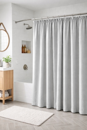 Текстильна штора для ванни NOW-ART, 200 x 220 см