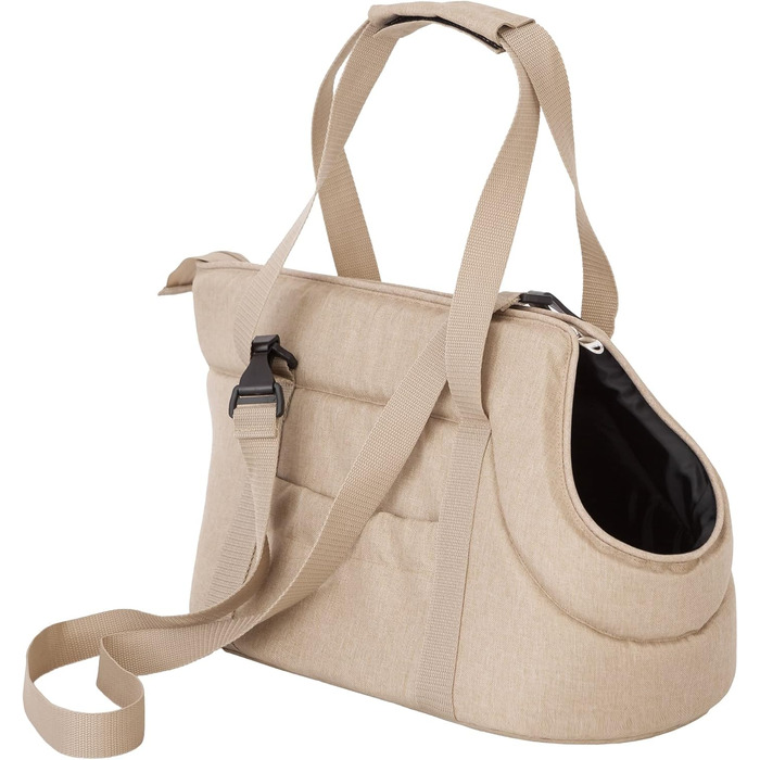 Сумка-переноска для собак та котів, розміри S та L, бежева