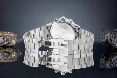 Чоловічий годинник Giewont Chronograph Sapphire, чорний, GW4580-B1