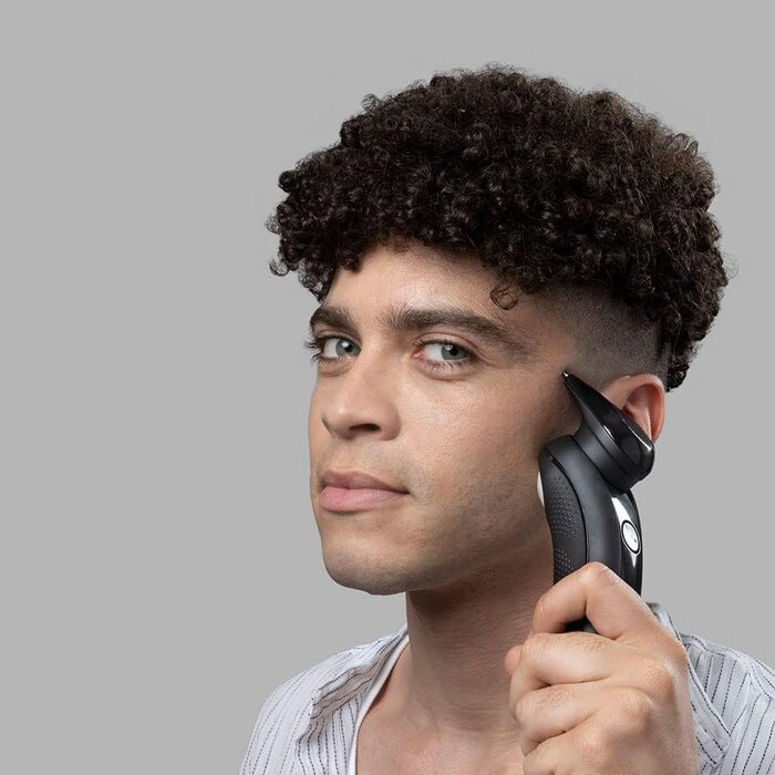 Електричний голчастий верстат Remington XR1750 для чоловіків – гоління мокрим та сухим, голчастий верстат з поворотним голівкою 360°, тример, PowerSense, акумулятор, USB-зарядка, червоний