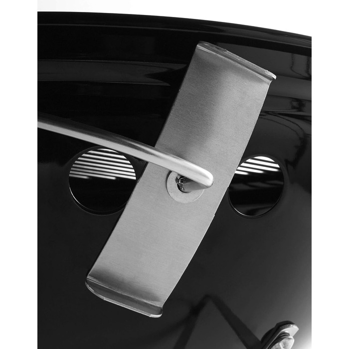Портативний вугільний гриль Weber Smokey Joe Premium, 37 см, чорний, порцелянове емальоване покриття, зручна ручка для перенесення, для барбекю