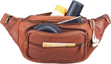 STILORD 'Maverick' - Сумка на пояс/перекид з м'якої шкіри для чоловіків та жінок. Сумка через плече, сумка для камери, подорожей, фестивалів, трекінгу (Когняк - Коричневий)