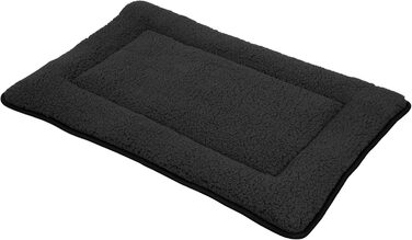 М'яка килимок для тварин Spetebo, 90 x 60 см, з неслизьким дном - ліжко для собак та котів, килимок для сну, тепла підстилка, великий розмір (сірий, антрацит)