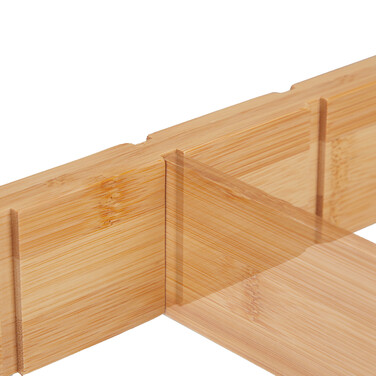 Relaxdays Drawer Dividers made of Bamboo