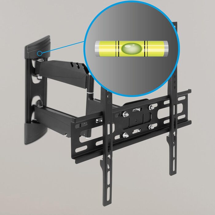 Кронштейн для телевізора TechniSat TECHNIMOUNT Flex Easy, поворотний настінний тримач з шарнірним плечем, до 25 кг