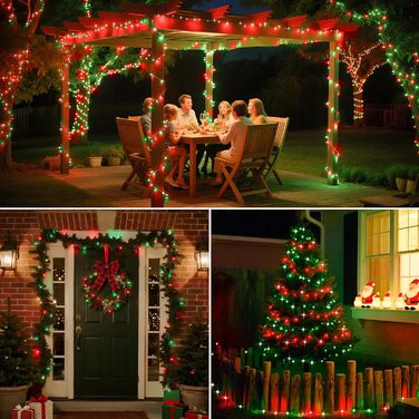 Сонячна гірлянда для вулиці BTfarm, 2 шт. по 15 м, 150 LED, IP65, вологостійка, мідний дріт, для саду, тераси, вечірки (тепле біле світло)