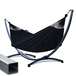 Гамак без стійки Potenza, чорний, навантаження до 220 кг, 350 x 160 см