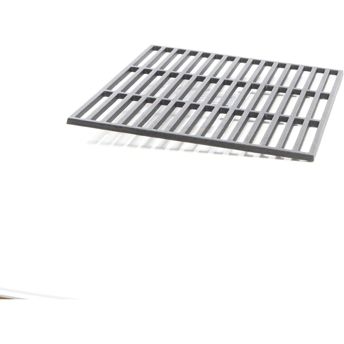 Чорний чавунний гриль-роштва для вугільного та газового гриля Wiltec, для BBQ, емальований гриль-вставка (45 x 35 см)