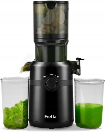 Повільна соковижималка Fretta V1 200 Вт, 108 мм, Tritan, без BPA