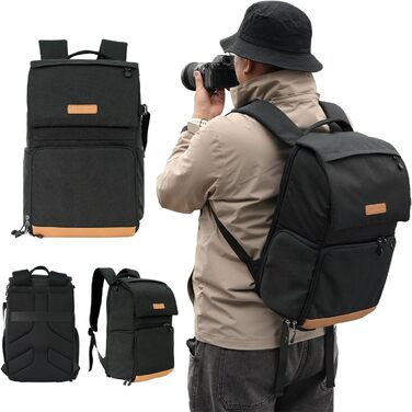 Рюкзак для фотографа K&F Concept 22L з відділенням для ноутбука 15,6