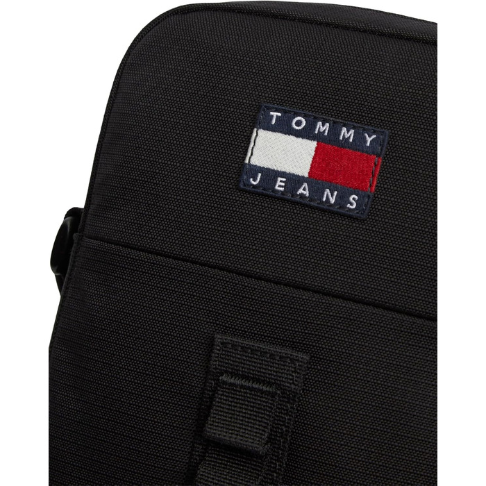 Чоловіча сумка-месенджер Tommy Jeans Crossbody Bag з широким ременем, чорна