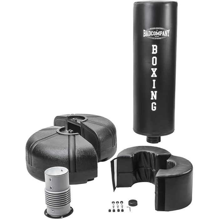 Bad Company Standboxsack: Самостійний боксерський мішок з підставкою та вініловим килимком (190 x 40 см)