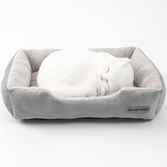 Крісло-лежанка для собак та котів: зручне, миється, не слизьке, кругле, для маленьких порід, бежеве. Розміри: S(37*33*13), M(53*42*11).