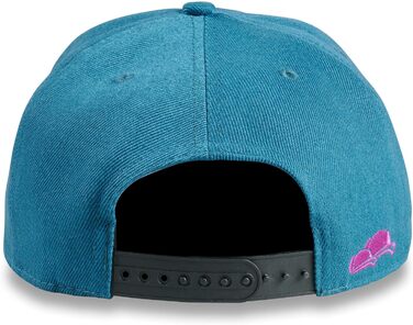 Soulbuddy Snapback кепка для чоловіків та жінок - унісекс стильна кепка для повсякденного носіння та відпочинку - бейсболка Must-Have - універсальний розмір (Petrol-Lila)