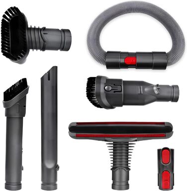Набір аксесуарів SOBEAU для пилососів Dyson V7, V8, V10, V11, V15: 7 в 1, замінні насадки