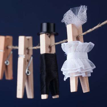 Relaxdays Wooden Clothes Pins - 100 Pack