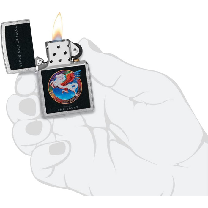 Запальничка Zippo Steve Miller Band Welcome to The Vault, хромована, кишенькова