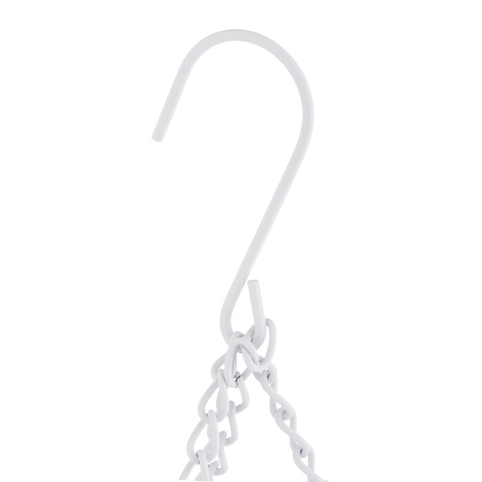 Relaxdays Hanging Fruit Basket in White
