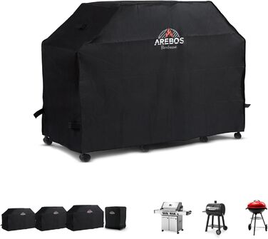 Чохол для гриля Arebos 163x61x122 см, водонепроникний, пилозахисний, для газових та BBQ грилів