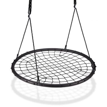 Relaxdays Hanging Nest Swing with Net, 120 cm