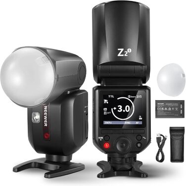 NEEWER Z2-S 2.4G TTL Speedlite для Sony: Потужний спалаху з розсіювачем та 3000mAh акумулятором