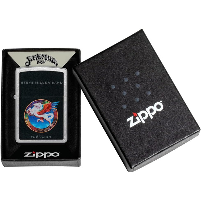 Запальничка Zippo Steve Miller Band Welcome to The Vault, хромована, кишенькова