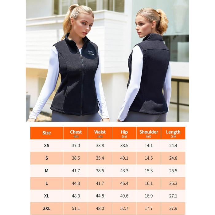 Електрична гріюча жилетка для жінок, чорна, з акумулятором 7.4V 10000mAh, 3 режими нагріву, ідеальний подарунок на Різдво