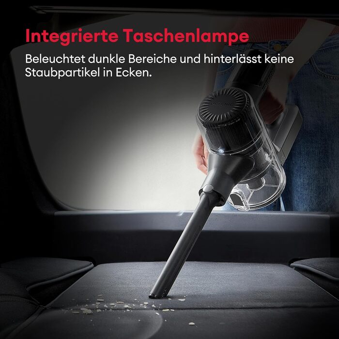 Бездротовий пилосос Ultenic U12 Tech Green Eye™ з акумулятором, 45000Pa, для твердих підлог, килимів та шерсті тварин, з автоматичним режимом та покращеною насадкою проти ковтунів