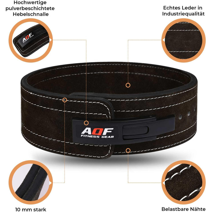 AQF Weightlifting Belt Lever Buckle, 4