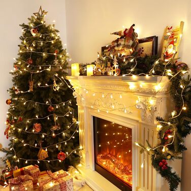 Гірлянда світлодіодна BrizLabs Globe, 10 м, 200 LED, RGB, 8 режимів, для декору інтер'єру та екстер'єру, тепле світло